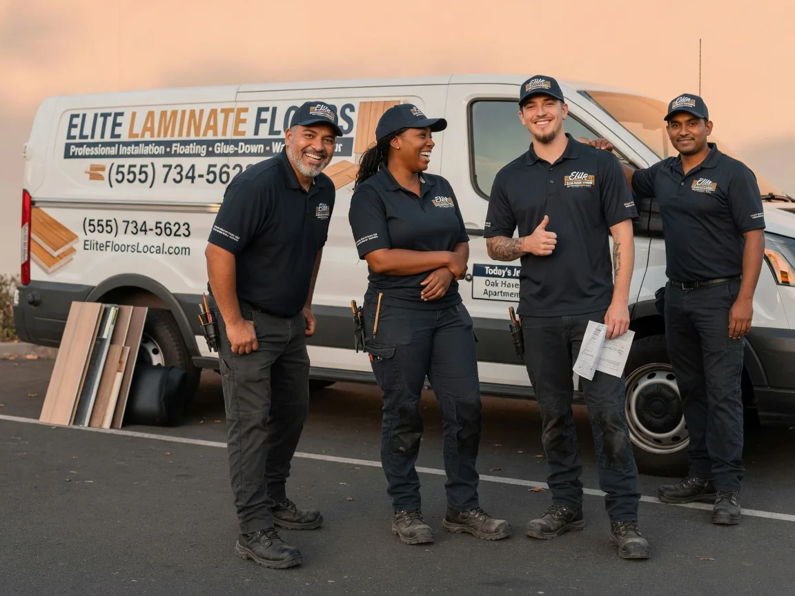 Laminate flooring installation company in Economy, IN